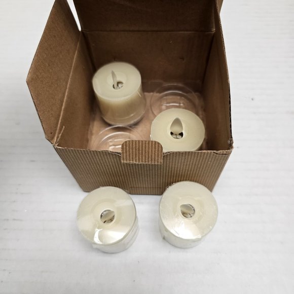 Pottery Barn Set of 4 Flicker Candles Flameless in Original Box Home Decor - Picture 5 of 8
